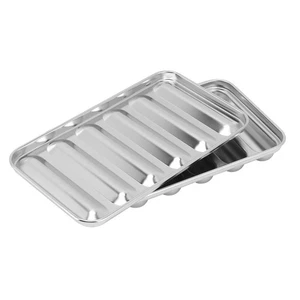 Molde para salchichas de acero inoxidable 304 molde para salchichas molde para perros calientes alimento para bebés flexible - Imagen 1 de 22