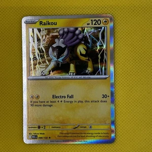 Raikou 048/132 Rare Holo Mega Evolution Pokemon Card NM - Picture 1 of 2