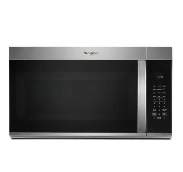 Whirlpool 30 pulgadas de ancho 1,9 Cu. Microondas de 1000 vatios WMH31017HS Foto 1 de 4