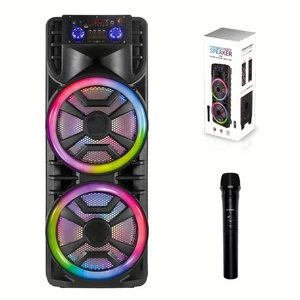Dual 30.48cm Woofer Portable Bluetooth Wireless Speaker, Subwoofer Heavy Bass So - Picture 1 of 10