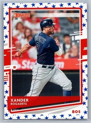 2020 Donruss #75 Xander Bogaerts Independence Day - Image 1 of 2
