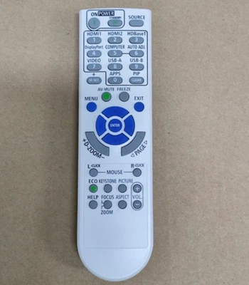 NEC Projector NP-MC332W NP-MC342W NP-MC330W+ NP-MC330X+ Well Remote Control - Image 1 of 3