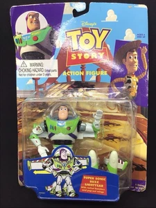 Super Sonic Buzz Lightyear Thinkway Toy Story Disney Pixar 1997 Nuevo En Caja 62878 - Imagen 1 de 4