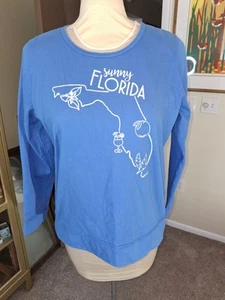 Vintage Fresh Produce Sweatshirt 'Sunny Florida' Size Large L Cotton Blend  - Picture 1 of 5