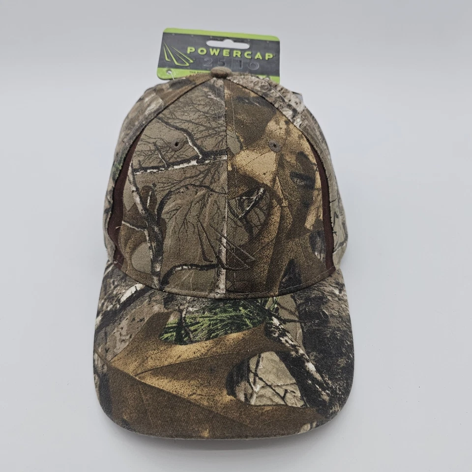 Realtree Xtra Green Camo PowerCap LED Light Hook and Loop Strapback Hat - Imagem 1 de 4