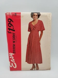 UNCUT McCall’s SEWING PATTERN 6479 Misses DRESS Sizes 14-16-18 Stitch ‘n Save - Picture 1 of 5