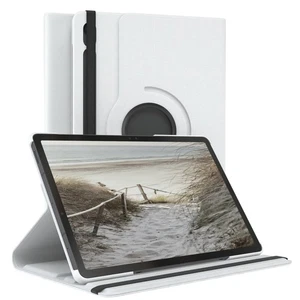Futerał ochronny do Samsung Galaxy Tab S10 FE 360° stopni Tablet Case Sztuczna skóra Białe - Zdjęcie 1 z 7