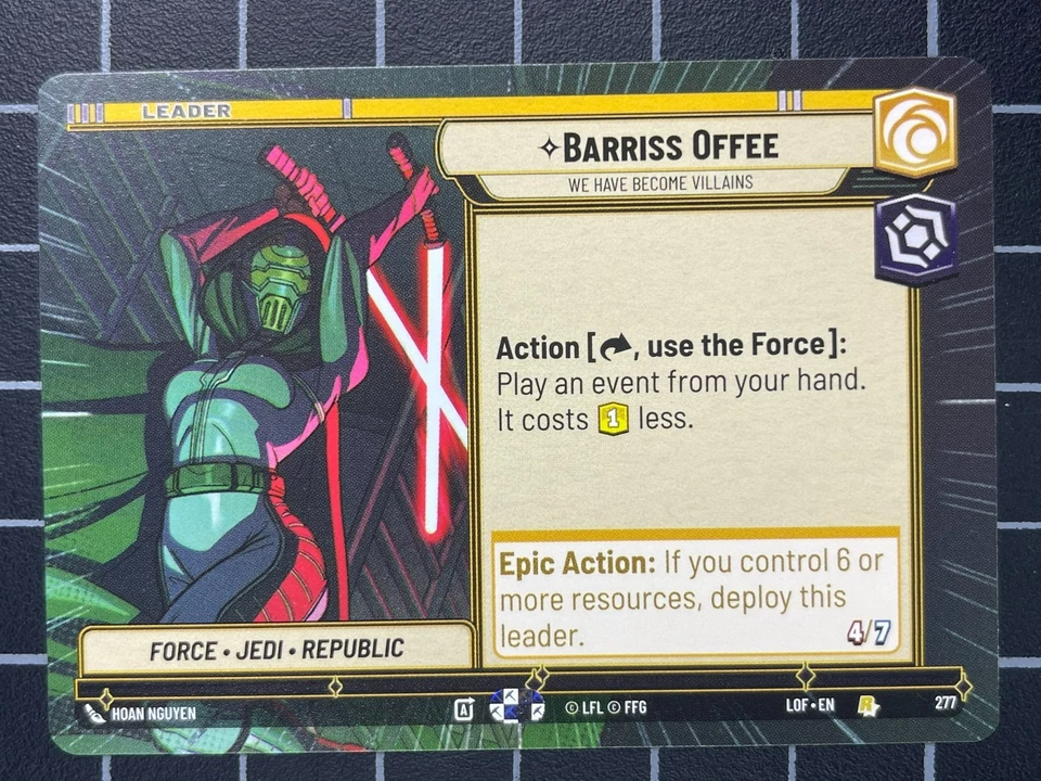 Star Wars Unlimited - Barriss Offee Hyperspace 277 - Image 1 of 1