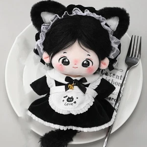 Maid Dress 10cm Cotton Doll Clothes Plush Doll Clothes Doll Accessories - Picture 1 of 12