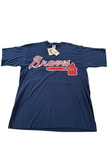 Camiseta vintage 1993 Starter Atlanta Braves puntada única XL hecha en EE. UU. - Imagen 1 de 17