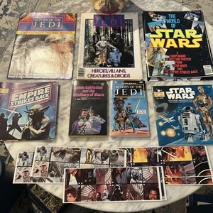 Vintage Star Wars Fan Collector Lot- Books, Magazines, Records, Stickers - Picture 1 of 8