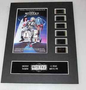 Beetlejuice 35mm Original film cell display Michael Keaton horror movie comedy - Picture 1 of 2