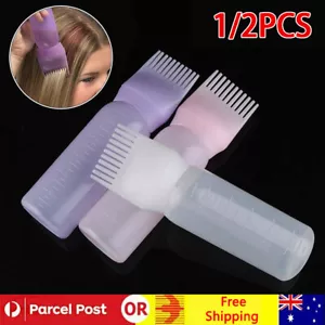 1/2Pcs Root Comb Applicator Bottle Brush With Graduated Scale Tool Hair Coloring - Picture 1 of 13