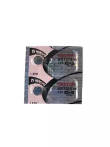 Batería de reloj 329 Maxell (2 piezas) SR731SW CADUCIDAD 2020 - Imagen 1 de 2