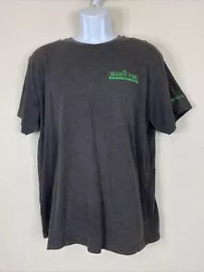 Live & Tell Men Size L Gray Mighty Fine Burgers Employee T Shirt Short Sleeve - Picture 1 of 6
