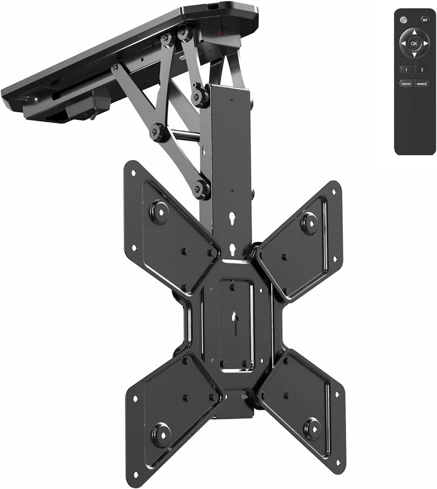 Electric Motorized Flip Down Pitched Roof Ceiling TV Mount for 23" to 55" Screen - Image 1 of 4