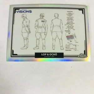 2021 Topps Star Wars Chrome Legacy Visions Concept Art SWV-3 Lop & Ocho - Picture 1 of 2