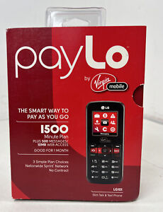 LG101 Virgin Mobile Slim Talk & Text Telefon komórkowy 