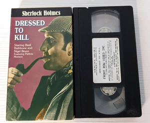 Sherlock Holmes' Dressed to Kill Basil Rathbone 1946 (VHS, 1992) - Picture 1 of 6
