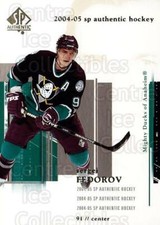 2004-05 SP Authentic #3 Sergei Fedorov