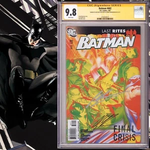 CGC 9.8 SS Batman #682 signed by Grant Morrison & Alex Ross 2009 RIP - Picture 1 of 2
