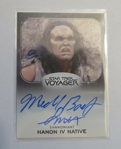 Star Trek Trading Card 50th Anniversary Michael Bailey Smith as Hanon Autograph