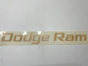 Tan Tailgate Name Decal For 1977-1984 Dodge Ram Pickup Trucks 9-3/4" X 1-3/8" - Picture 1 of 3