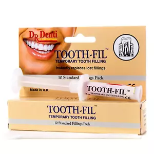 Dr Denti Tooth Fill 3G Temporary Filling Dental Hole Filler Repair Kit Instant C - Picture 1 of 2