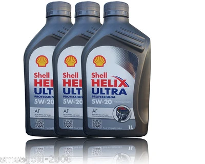Shell Helix Ultra Professional AF 5W-20 Motoröl  WSS-M2C948-B 3x1 Liter Öl - Bild 1 von 3