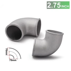 New 90 Deg Intercooler Turbo Tight Bend 2.75"Inch 70mm Cast Aluminium Elbow Pipe - Picture 1 of 5