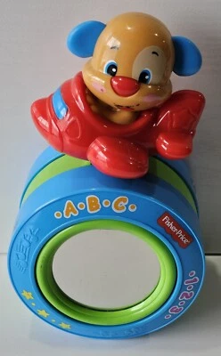 Fisher Price Laugh And Learn Crawl Along Ball ABC Puppy Musical Plane *Working* - image 1 of 4