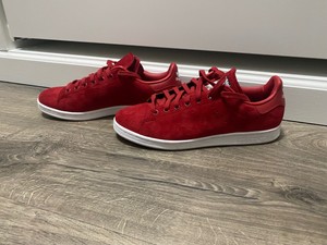 adidas Stan Smith Suede Athletic Shoes 