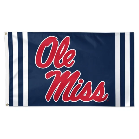 MISSISSIPPI OLE MISS 3'X5' DELUXE FLAG NEW WINCRAFT 👀 Cover