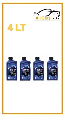 TOTAL 4 Litri Olio Motore ELF Evolution 700 STI 10W40 Renault RN0700 RN0710 ACEA A3/B4