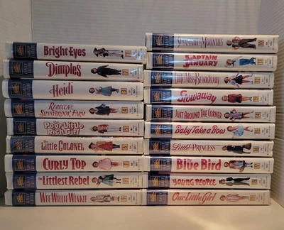 Complete Fox Family Feature VHS Shirley Temple Collection. 1-19.  Foto 1 de 4