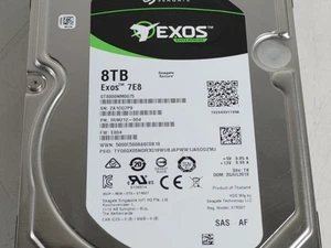 Disque dur d'entreprise Seagate Exos 7E8 ST8000NM0075 8 To SAS 3 3,5 pouces - Photo 1/6