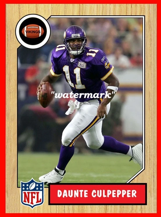 ¡IMÁN DE NEVERA DE ALTA CALIDAD DAUNTE CULPEPPER MINNESOTA VIKINGS!! Foto 1 de 1