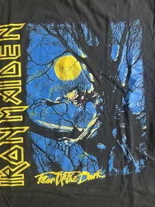 Iron Maiden Fear Of The Dark Band Graphic T Shirt Size L - Picture 1 of 7