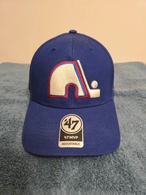 Quebec Nordiques Hat - [47 Brand] "MVP" Adjustable - New with Tags! - Image 1 of 4