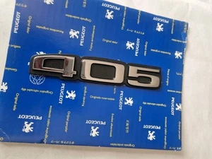 Peugeot 405 T16 MI16 Monogram LOGO Original Badge NEW RARE Chrome Special - Picture 1 of 3