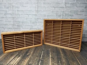 Menge 2 - NAPA VALLEY 64 + 36 Kassetten Holz Wandhalterung Display Aufbewahrung RACK - Bild 1 von 11