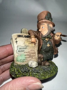 Seltene Declan's Finnian UNERVITABLE UNERWARTETE Kobold Figur, Blarney Stone - Bild 1 von 8
