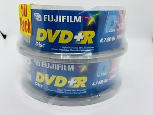Fuji Film DVD-R 4.7 GB/Go 120 Minutes - 25 Pack - New Sealed - Picture 1 of 12