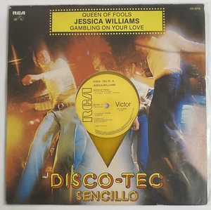 JESSICA WILLIAMS -QUEEN OF FOOLS- 1980 MEXICAN 12" YELLOW TRANSLUCENT WAX, DISCO - Bild 1 von 5