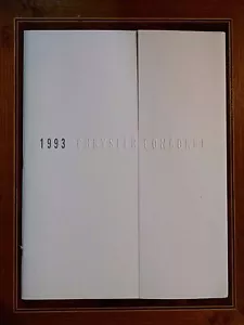 1993 Chrysler CONCORDE Brochure - Bild 1 von 3