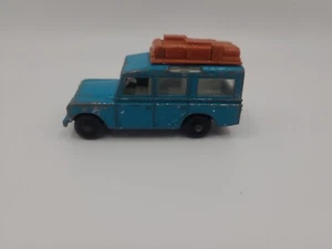 Matchbox Lesney Series 1-75 No 12 Land Rover Safari Blue - Picture 1 of 7
