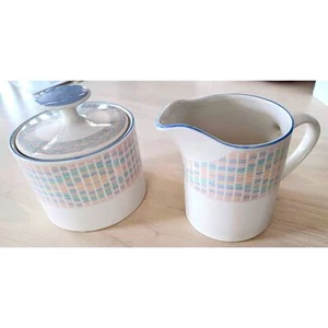 Sango El Paso by Wendy Klein Covered Sugar Bowl & Creamer Set - Picture 1 of 9