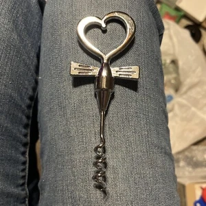 Sacacorchos - Metal en forma de corazón (abridor de vino) - Imagen 1 de 2
