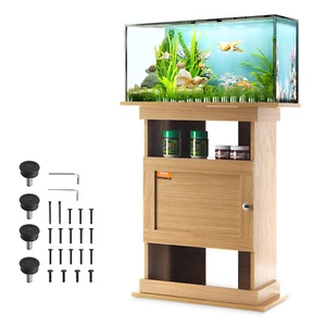 VEVOR Aquarium Stand 20 Gallon Fish Tank Stand 25.2x15.7x28.3 in MDF 167.6 lbs - Picture 1 of 12