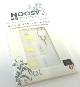 Nano SIM Card to MICRO Standard SIM Adapter converter SET For iPhone Samsung - Picture 1 of 3